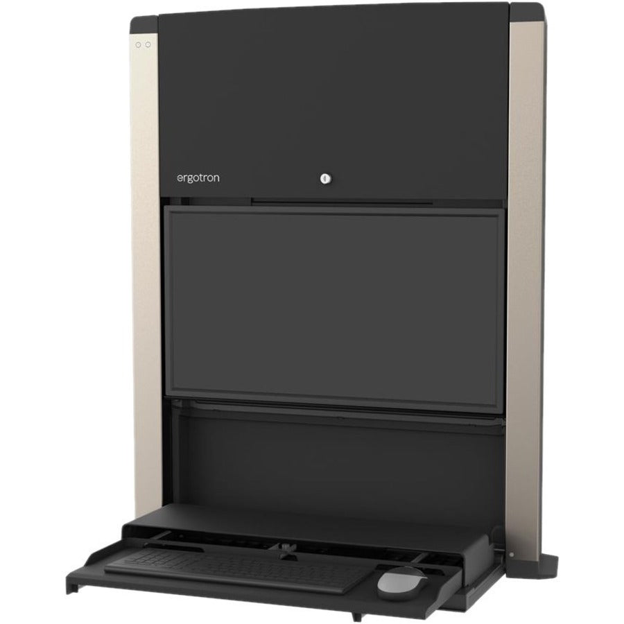 Ergotron CareFit Mounting Enclosure for Display Screen, Computer, Workstation - Matte Black 61-367-060