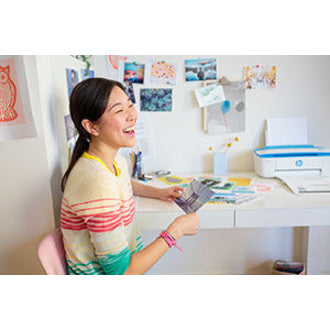 HP Deskjet 3755 Wireless Inkjet Multifunction Printer-Color-Copier/Scanner-19 ppm Mono/15 ppm Color Print-4800x1200 Print-Manual Duplex Print-1000 Pages Monthly-60 sheets Input-Color Scanner-600 Optical Scan-Wireless LAN-HP ePrint J9V90A#B1H