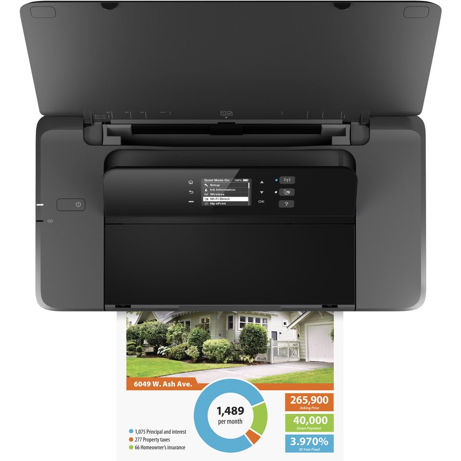 Imprimante à jet d'encre portable HP Officejet 200 - Couleur CZ993A#B1H