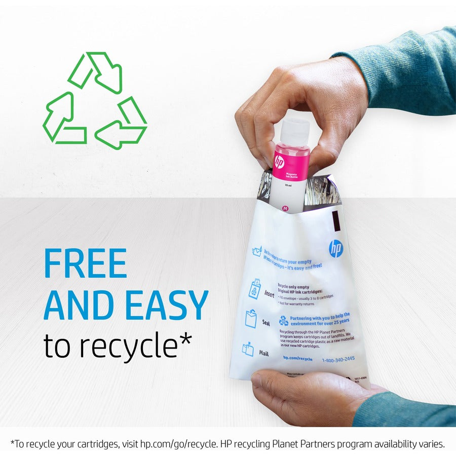 HP 971XL (CN627AM) Cartouche d'encre jet d'encre originale à haut rendement - Paquet unique - Magenta - 1 de chaque CN627AM