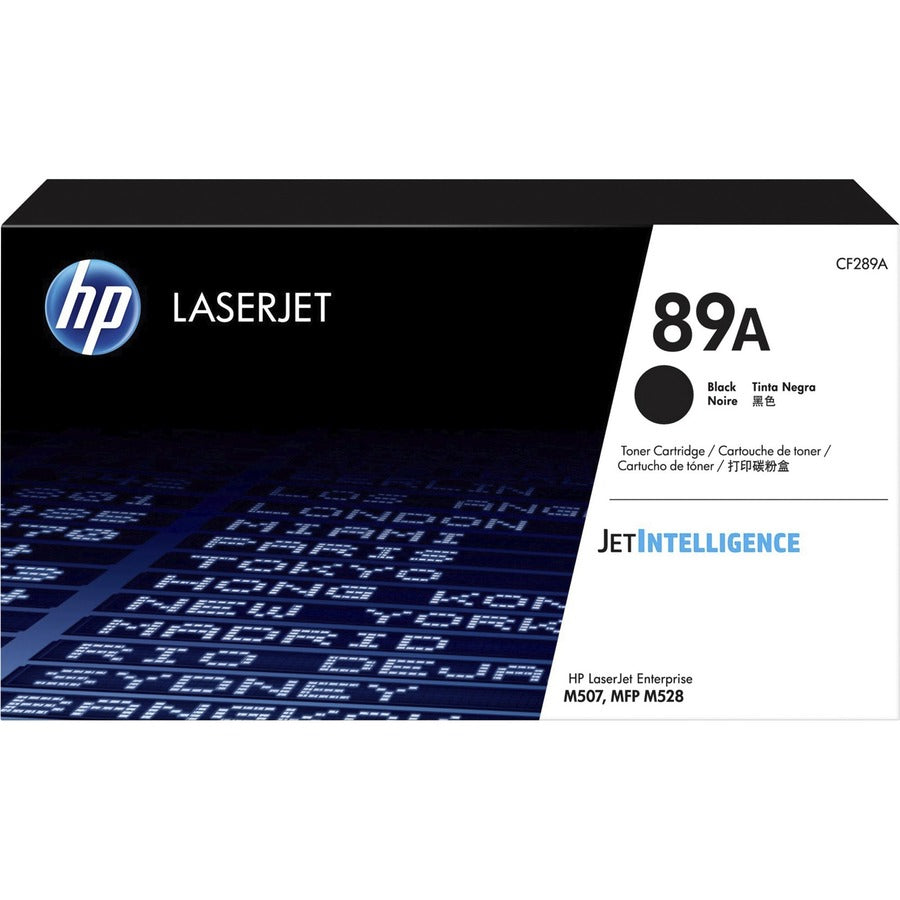 HP 89A (CF289A) Cartouche de toner laser originale à haut rendement - Noir - 1 de chaque CF289A