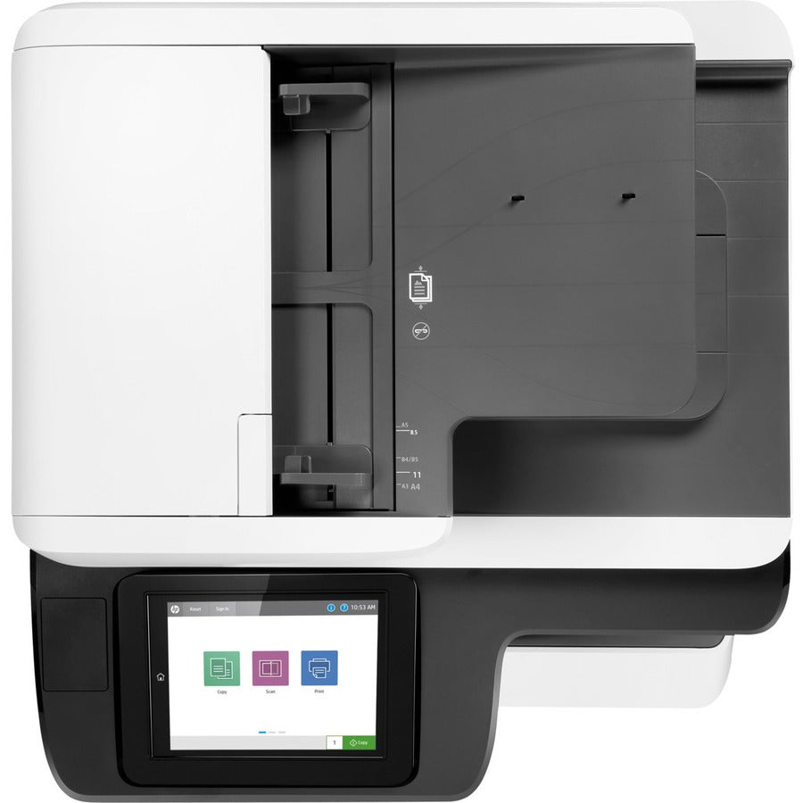 HP PageWide 780dn Page Wide Array Multifunction Printer-Color-Copier/Scanner-65 ppm Mono/Color Print-2400x1200 Print-Automatic Duplex Print-100000 Pages Monthly-650 sheets Input-Color Scanner-600 Optical Scan-Gigabit Ethernet J7Z09A#B1H