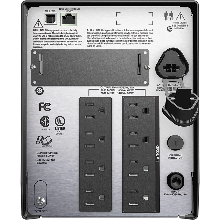 APC by Schneider Electric Smart-UPS 1.5kVA 120V RM Shipboard SMT1500X93