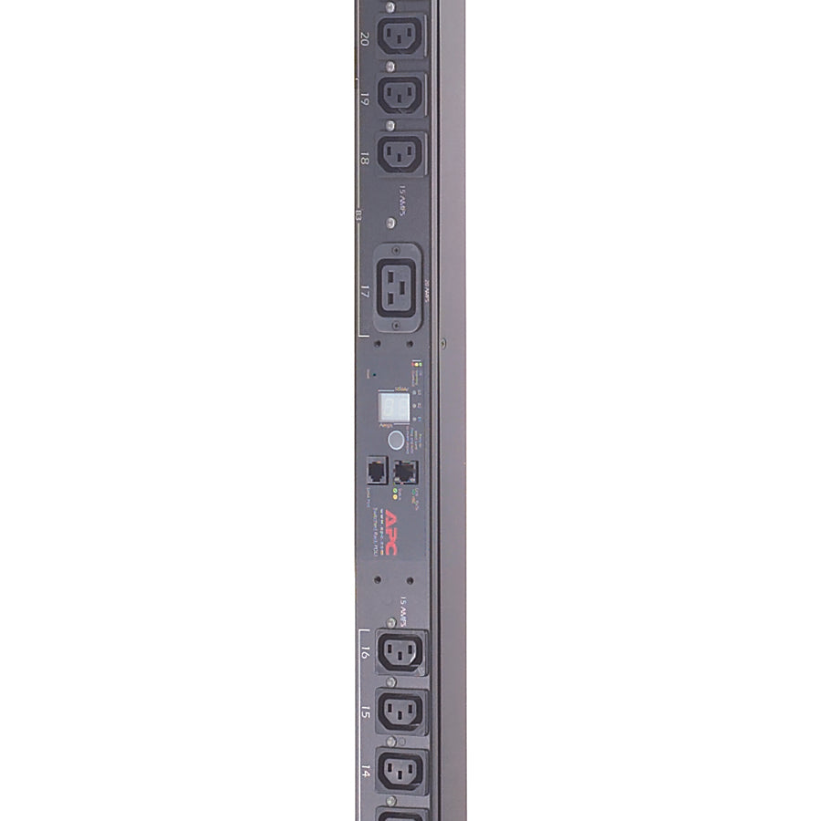 APC by Schneider Electric Rack PDU, Switched, Zero U,12.5kW,208V,(21)C13&(3)C19; 10' Cord AP7998B