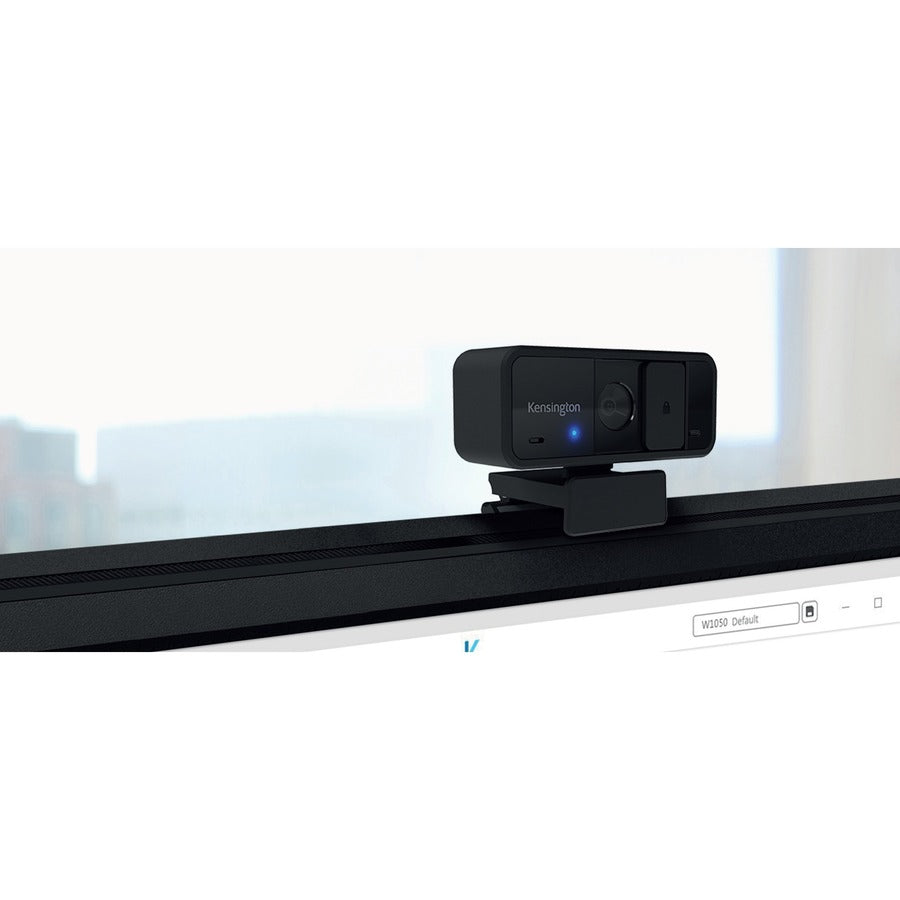 Webcam Kensington W1050 - 2 mégapixels - 30 ips - Noir - USB Type A - Vente au détail K80250WW