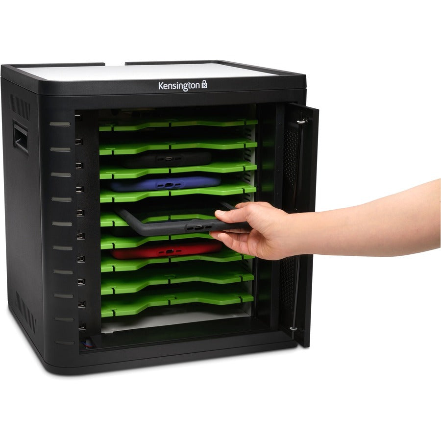 Kensington Armoire de charge et de synchronisation, tablette universelle K67862AM