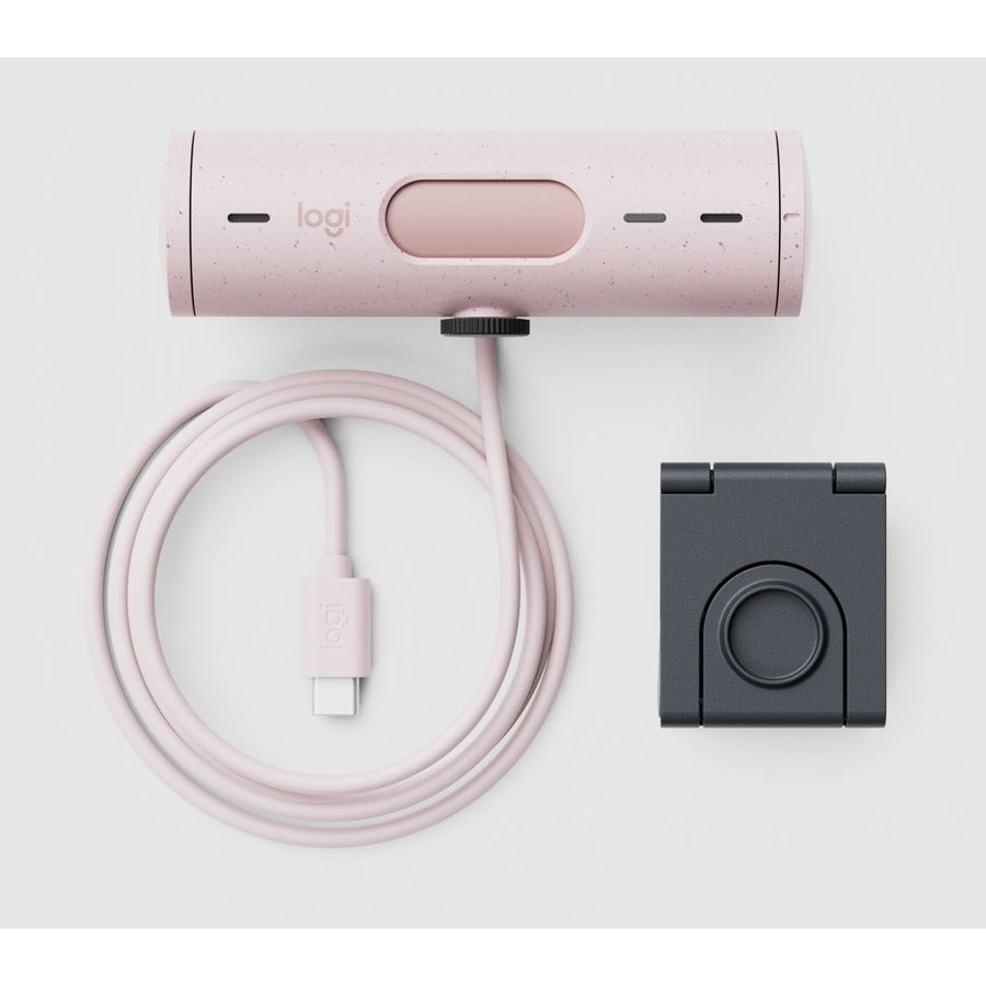 Webcam Logitech BRIO 500 - 4 Mégapixels - 60 ips - Rose - USB Type C 960-001432