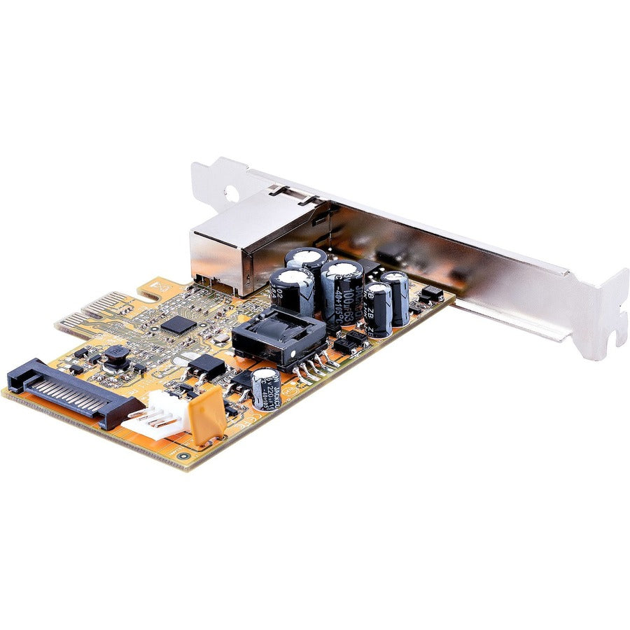 StarTech.com Carte réseau PoE 1 port 2,5 Gbit/s, carte Ethernet PCIe, carte réseau PoE 30 W 802.3at pour PC/serveurs, adaptateur LAN RJ45/réseau PoE, NBaseT ST1000PEXPSE