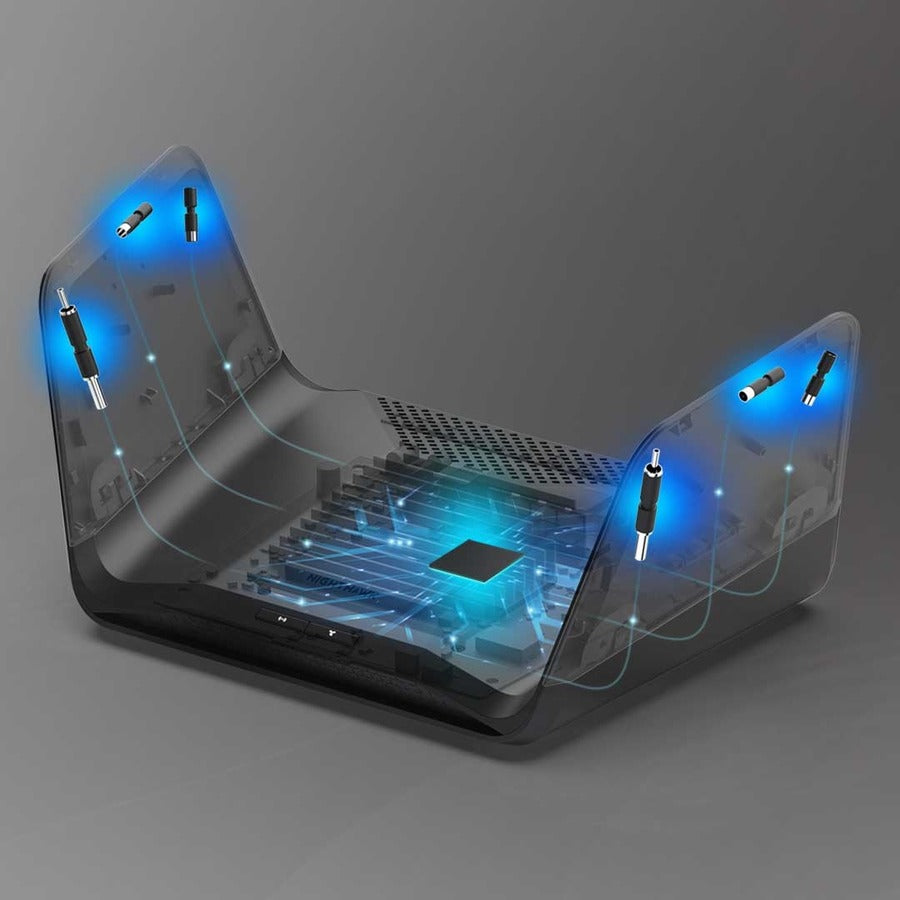 Netgear Nighthawk RAXE300 Wi-Fi 6E IEEE 802.11 a/b/g/n/ac/ax routeur sans fil Ethernet RAXE300-100CNS