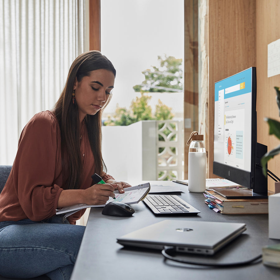 HP Business Desktop ProOne 440 G9 All-in-One Computer - Intel Core i5 12th Gen i5-12500 Hexa-core (6 Core) 3 GHz - 8 GB RAM DDR4 SDRAM - 256 GB NVMe M.2 PCI Express SSD - 23.8" Full HD 1920 x 1080 - Desktop 6B9R5UT#ABA