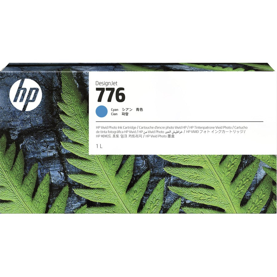 Cartouche d'encre jet d'encre authentique HP 776 - Pack cyan 1XB09A