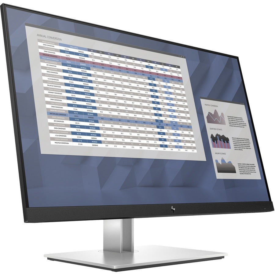 Moniteur LCD LED Full HD HP E27 G4 27" - 16:9 - Noir 9VG71AA#ABA
