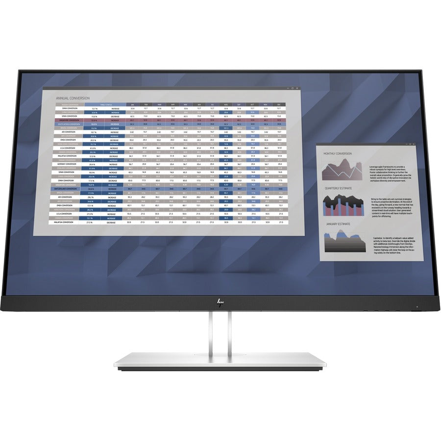 Moniteur LCD LED Full HD HP E27 G4 27" - 16:9 - Noir 9VG71AA#ABA