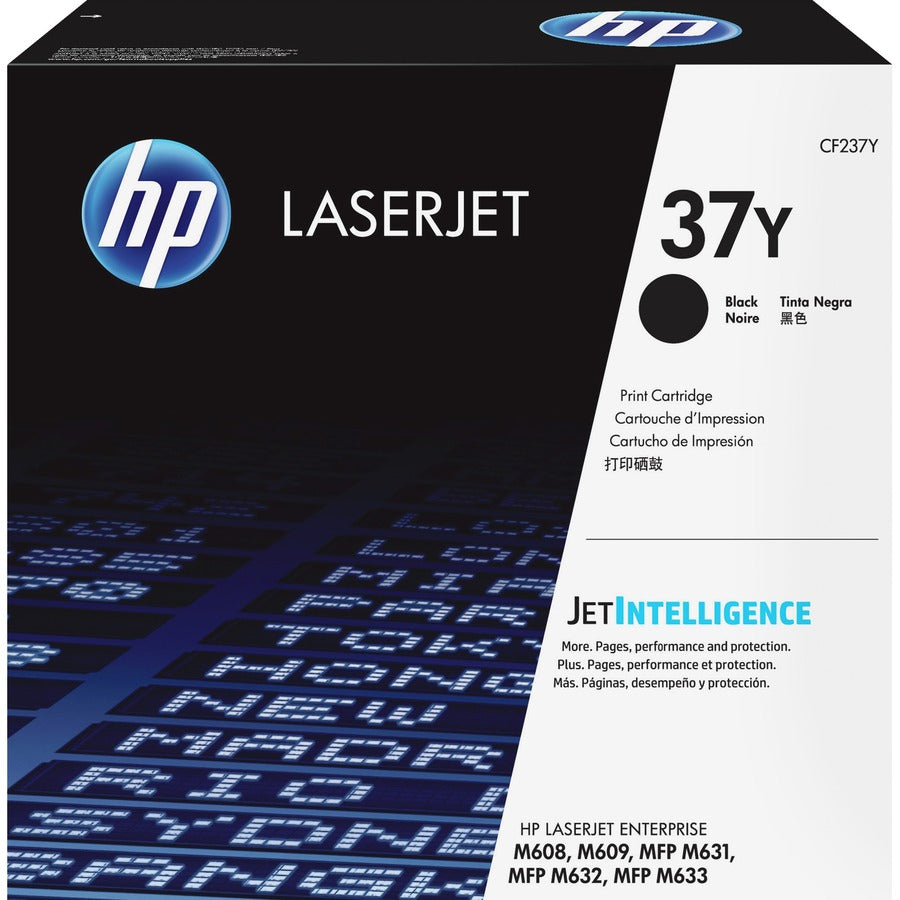 HP 37Y (CF237Y) Original Extra High Yield Laser Toner Cartridge - Black - 1 Each CF237Y