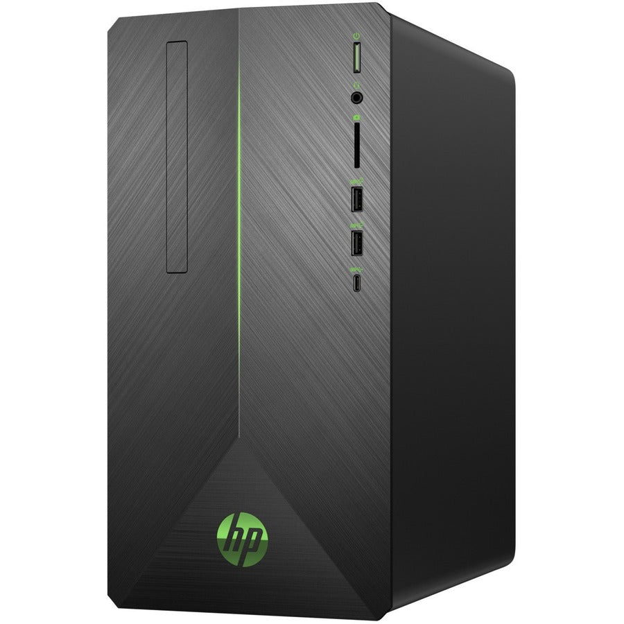 Ordinateur de bureau HP Pavilion Gaming TG01-2000a TG01-2049 - AMD Ryzen 5 5600G Hexa-core (6 Core) 3,90 GHz - 8 Go RAM DDR4 SDRAM - 512 Go M.2 PCI Express NVMe SSD - Tour - Noir ombre, vert acide 575L5AA #ABL