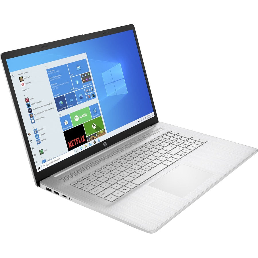 Ordinateur portable HP 17-cn0000 17-cn0020ca 17,3" - Full HD - 1920 x 1080 - Intel Core i3 11e génération i3-1125G4 Quad-core (4 cœurs) - 8 Go de RAM totale - 1 To HDD - 256 Go SSD - Argent naturel 2L7P7UA #ABL
