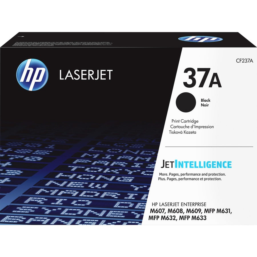 HP 37A (CF237A) Original Laser Toner Cartridge - Black - 1 Each CF237A