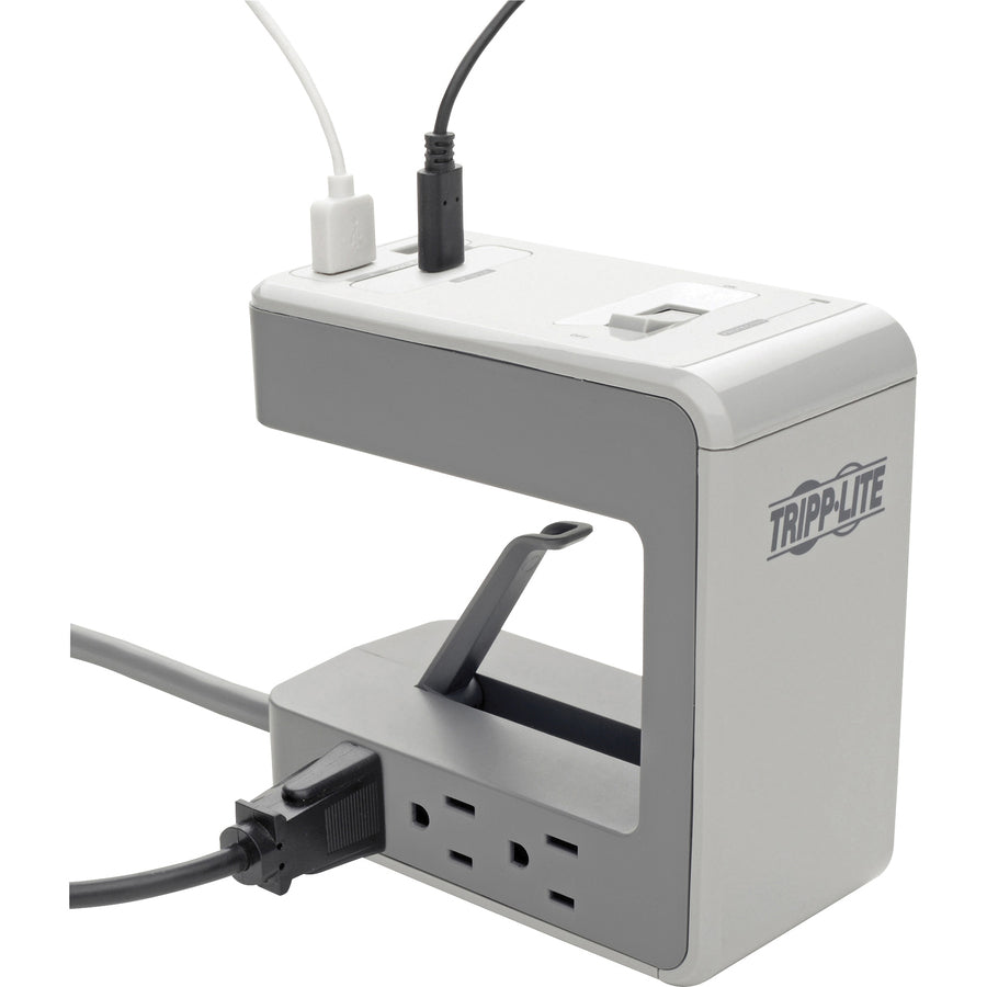 Tripp Lite Protégez-le ! TLP648USBC Suppresseur/protecteur de surtension à 6 prises TLP648USBC