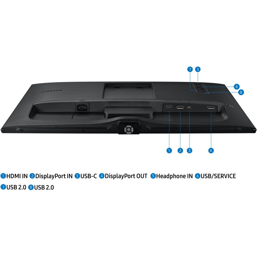 Moniteur LCD Samsung S27A600UUN 26,9" WQHD - 16:9 - Noir LS27A600UUNXGO