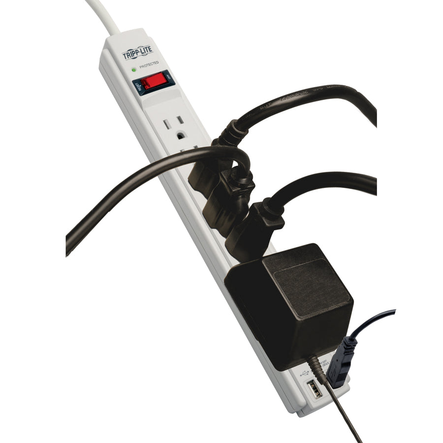 Tripp Lite Parasurtenseur 6 prises 2100J TLP606USB