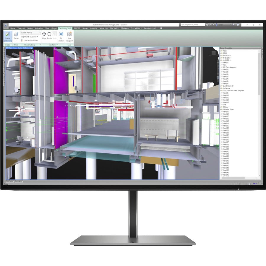 HP Z24u G3 24" WUXGA LED LCD Monitor - 16:10 - Turbo Silver 1C4Z6AA#ABA