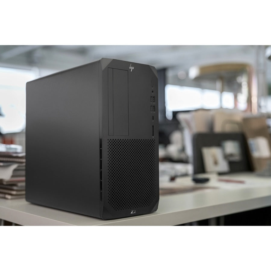 Station de travail HP Z2 G5 - 1 x Intel Core i7 Octa-core (8 Core) i7-10700 10e génération 2,90 GHz - 32 Go DDR4 SDRAM RAM - 1 To SSD - Tour - Noir 644B4UT#ABA