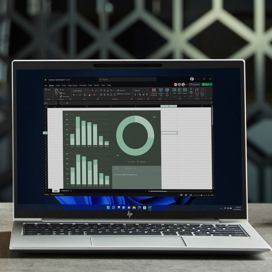 HP EliteBook 835 G9 13.3" Notebook - WUXGA - 1920 x 1200 - AMD Ryzen 5 PRO 6650U Hexa-core (6 Core) - 16 GB Total RAM - 256 GB SSD 6H745UT#ABL