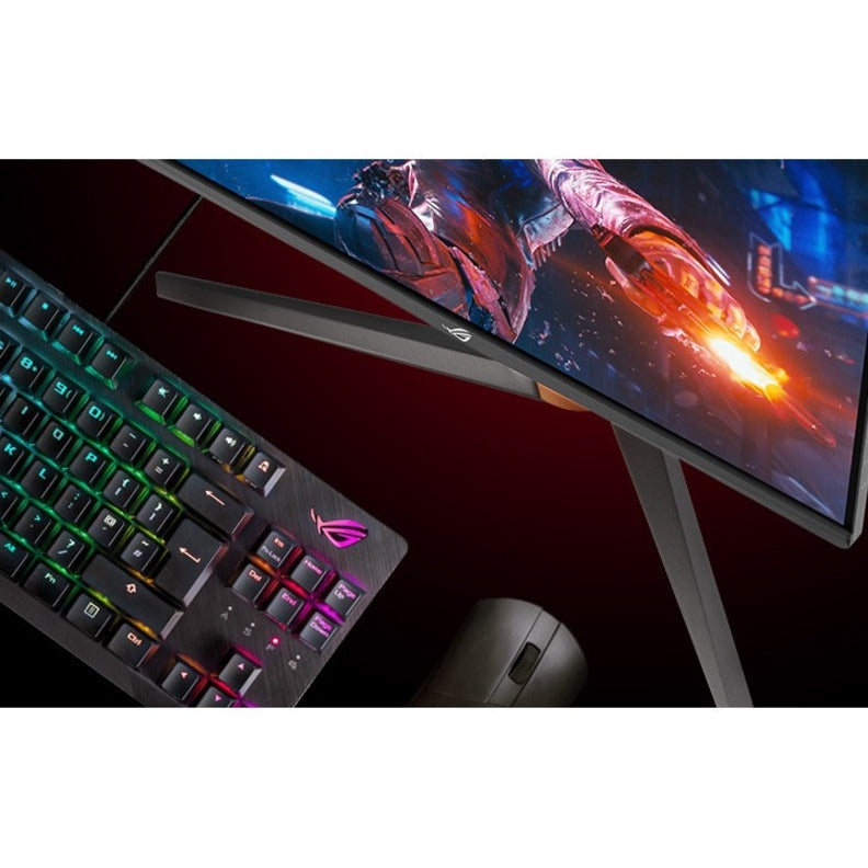 ASUS ROG Swift 27" 1440P Gaming Monitor (PG279QM) - QHD (2560 x 1440), Fast IPS, 240Hz, 1ms, G-SYNC, NVIDIA Reflex Latency Analyzer, DisplayHDR400, Eye Care, HDMI, DisplayPort, USB, Height Adjustable PG279QM