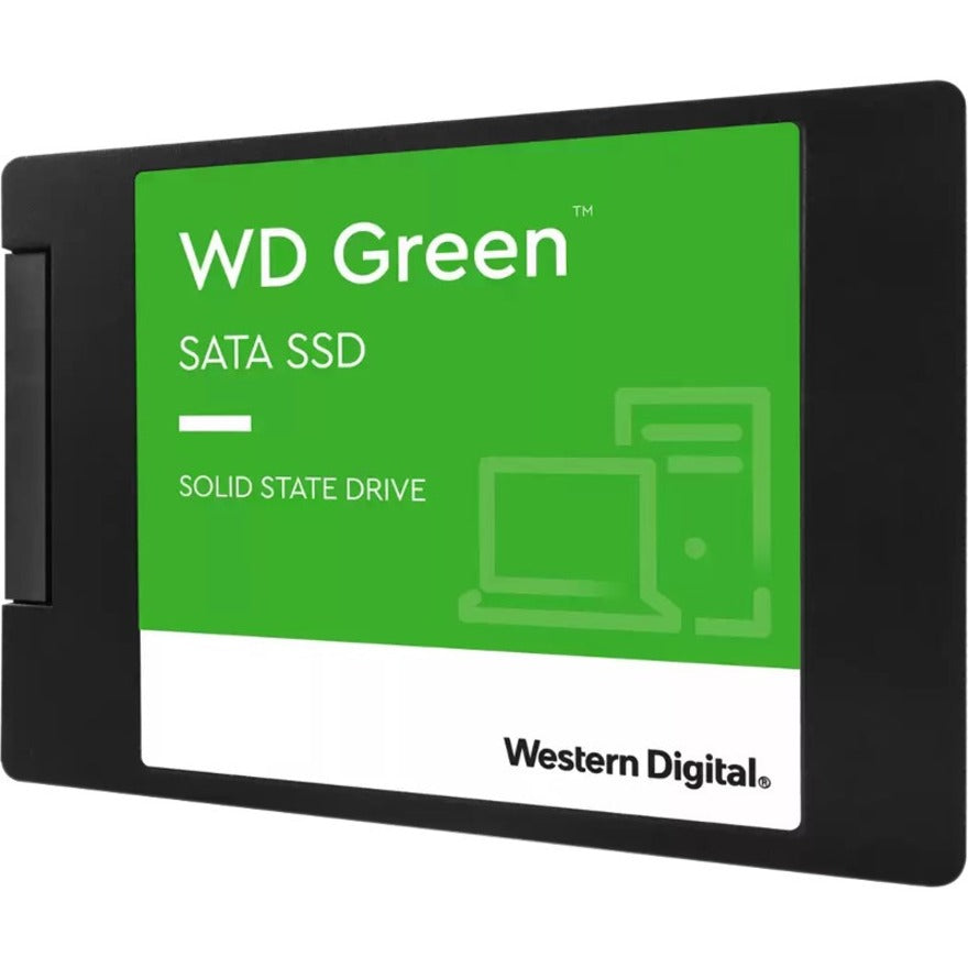 WD Green WDS480G3G0A 480 GB Solid State Drive - 2.5" Internal - SATA (SATA/600) WDS480G3G0A