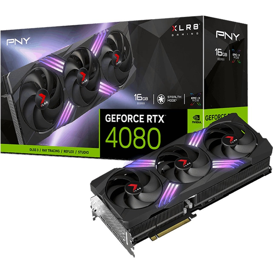 Carte graphique PNY NVIDIA GeForce RTX 4080 - 16 Go GDDR6X VCG408016TFXXPB1
