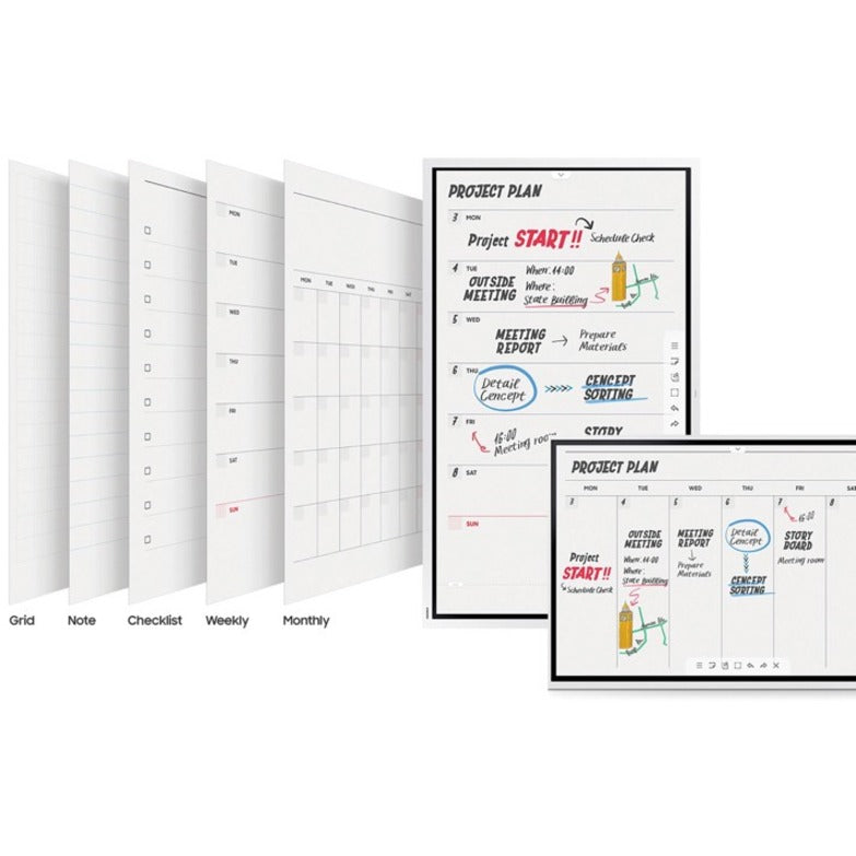 Samsung Flip 2 WM55R 55" LCD Touchscreen Monitor - 6.70 ms LH55WMRWBGCXZA