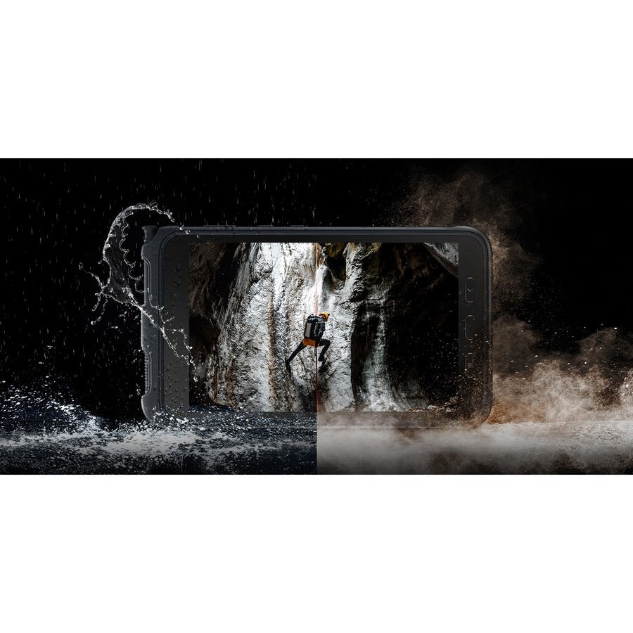Samsung Galaxy Tab Active3 SM-T577U/DS Rugged Tablet - 8" WUXGA - Octa-core (Mongoose M3 Quad-core (4 Core) 2.70 GHz + Cortex A55 Quad-core (4 Core) 1.70 GHz) - 4 GB RAM - 64 GB Storage - 4G - Black SM-T577UZKDXAC