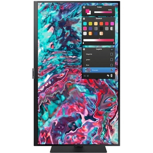 Samsung ViewFinity S8 S27B800TGN 27" 4K UHD LCD Monitor - 16:9 - Black LS27B800TGNXGO