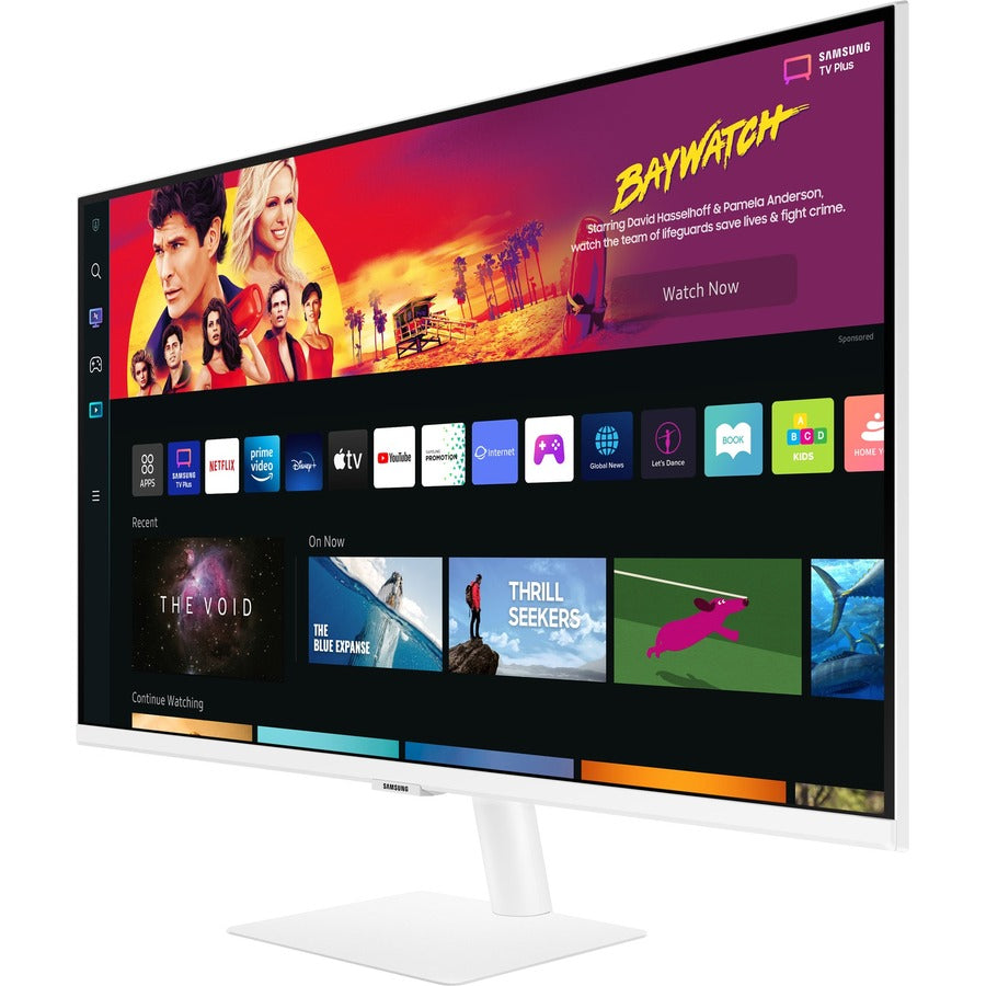 Moniteur ACL intelligent WQHD 32 po Samsung S32BM703UN - 16:9 - Blanc LS32BM703UNXZA