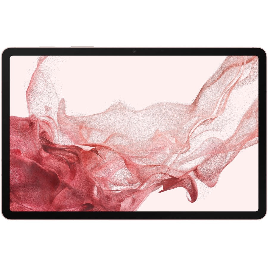 Samsung Galaxy Tab S8 SM-X700 Tablet - 11" - Octa-core (Cortex X2 Single-core (1 Core) 3 GHz + Cortex A710 Triple-core (3 Core) 2.50 GHz + Cortex A510 Quad-core (4 Core) 1.80 GHz) - 8 GB RAM - 128 GB Storage - Pink Gold SM-X700NIDAXAC