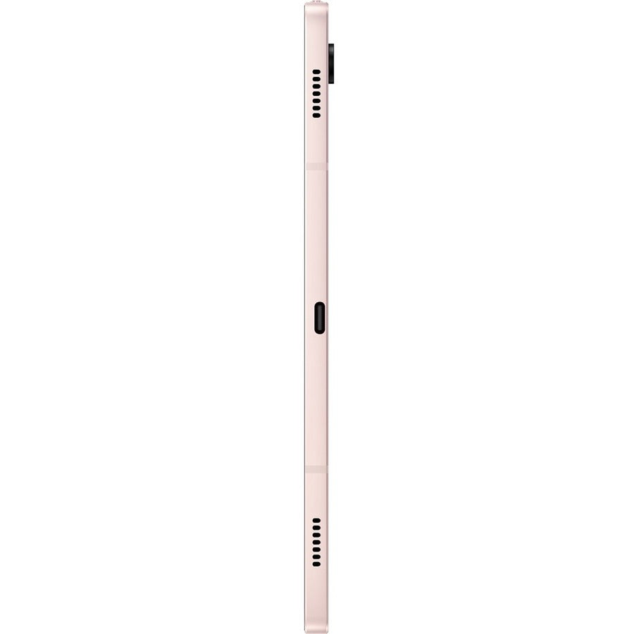 Samsung Galaxy Tab S8 SM-X700 Tablet - 11" - Octa-core (Cortex X2 Single-core (1 Core) 3 GHz + Cortex A710 Triple-core (3 Core) 2.50 GHz + Cortex A510 Quad-core (4 Core) 1.80 GHz) - 8 GB RAM - 128 GB Storage - Pink Gold SM-X700NIDAXAC