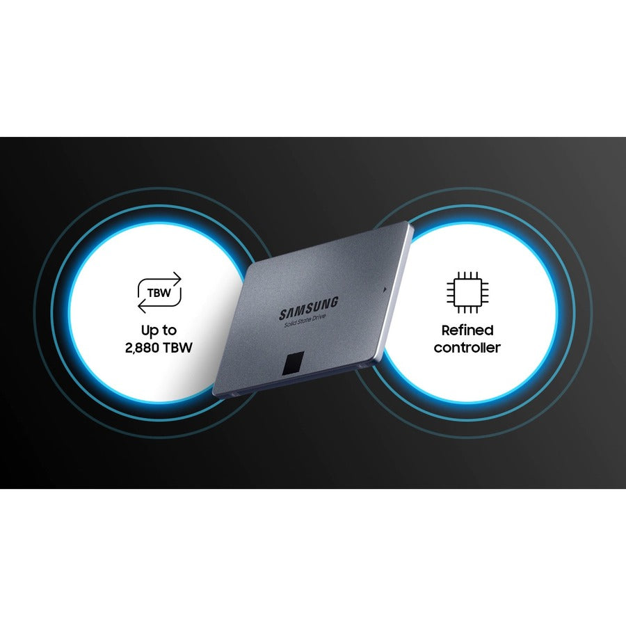 Samsung 870 QVO MZ-77Q1T0B/AM 1 TB Solid State Drive - 2.5" Internal - SATA (SATA/600) MZ-77Q1T0B/AM