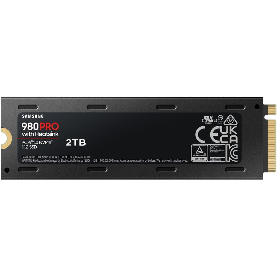 Disque SSD Samsung 980 PRO MZ-V8P1T0CW 1 To - M.2 2280 interne - PCI Express NVMe (PCI Express NVMe 4.0 x4) MZ-V8P1T0CW