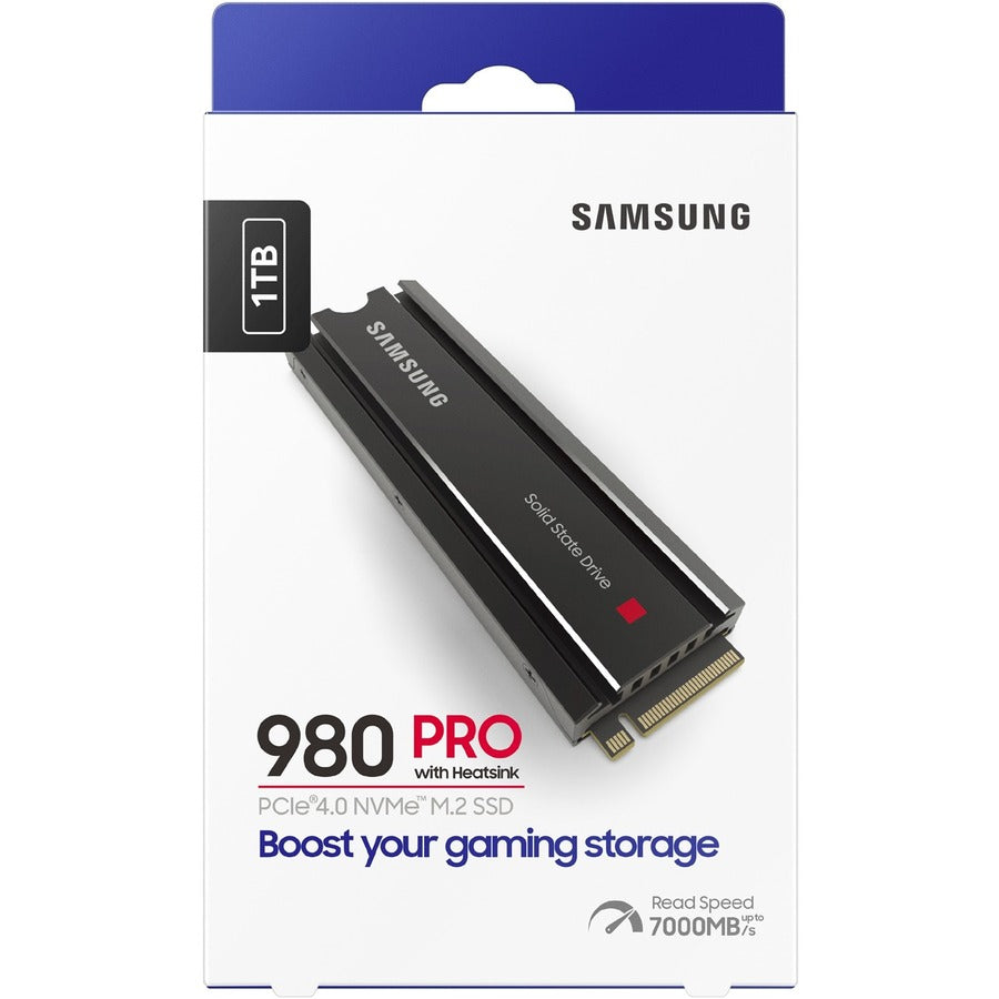 Disque SSD Samsung 980 PRO MZ-V8P1T0CW 1 To - M.2 2280 interne - PCI Express NVMe (PCI Express NVMe 4.0 x4) MZ-V8P1T0CW