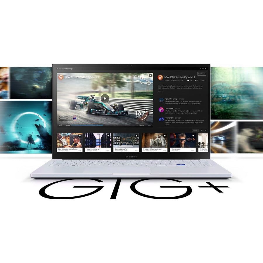 Samsung Galaxy Book Ion NP950XCJ-K02CA 15.6" Notebook - Full HD - 1920 x 1080 - Intel Core i7 10th Gen i7-10510U 1.80 GHz - 8 GB Total RAM - 512 GB SSD - Aura Silver NP950XCJ-K02CA