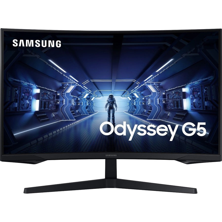 Moniteur ACL de jeu à écran incurvé WQHD de 27 po C27G55TQWN de Samsung Odyssey G5 - 16:9 - Noir LC27G55TQWNXZA