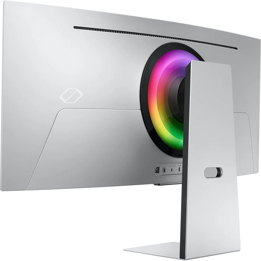 Moniteur OLED de jeu à écran incurvé UW-QHD de 34 po Samsung Odyssey G8 S34BG850SN - 21:9 - Argent LS34BG850SNXZA