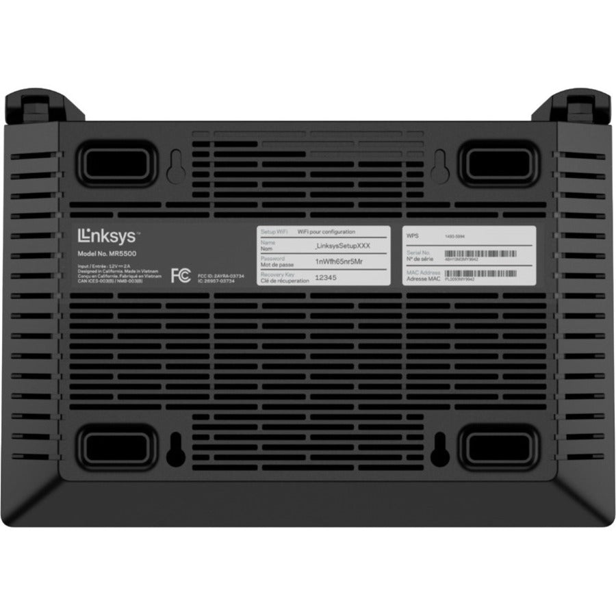 Routeur sans fil Ethernet Linksys Hydra Pro 6 MR5500 Wi-Fi 6 IEEE 802.11ax MR5500-CA