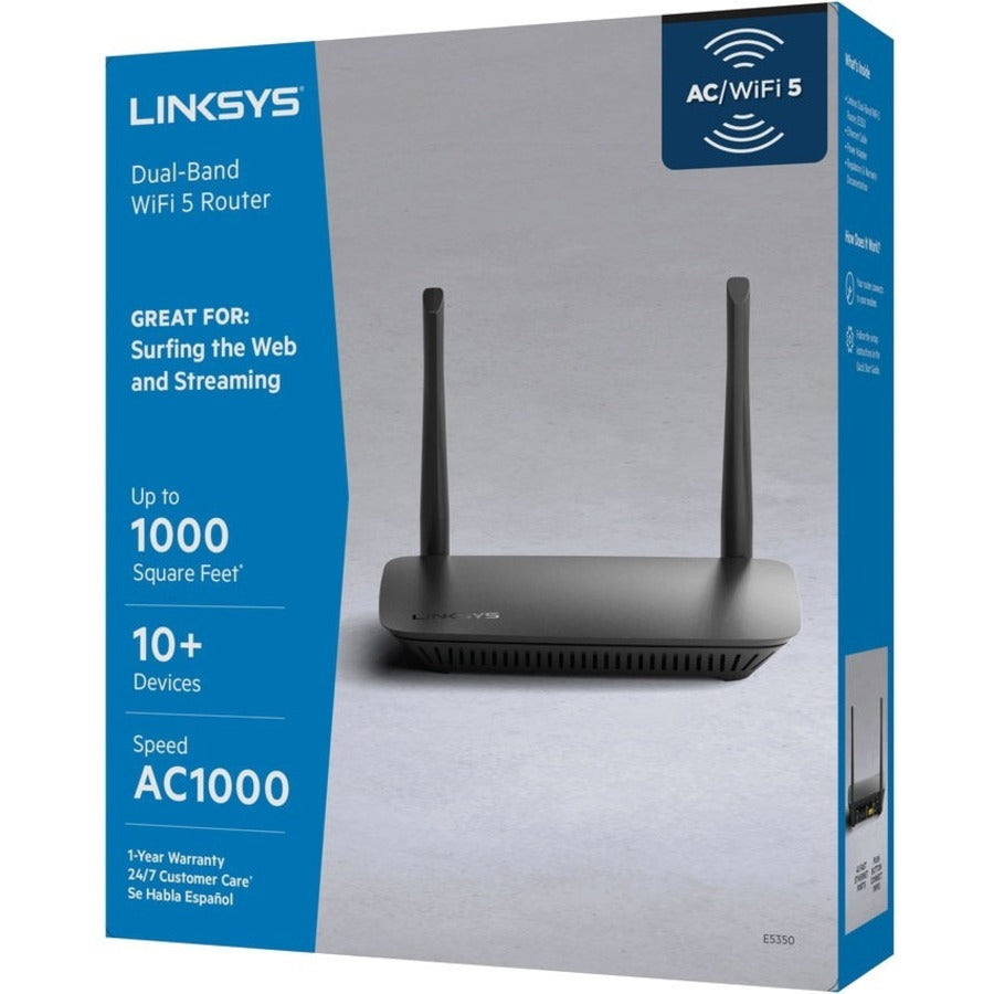 Linksys E5350 Wi-Fi 5 IEEE 802.11ac Ethernet Wireless Router E5350-CA