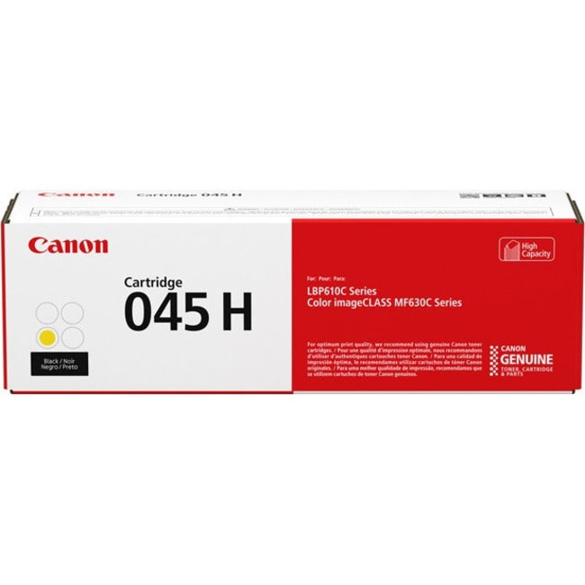 Cartouche de toner laser à haut rendement Canon 045 - Pack jaune 1243C001