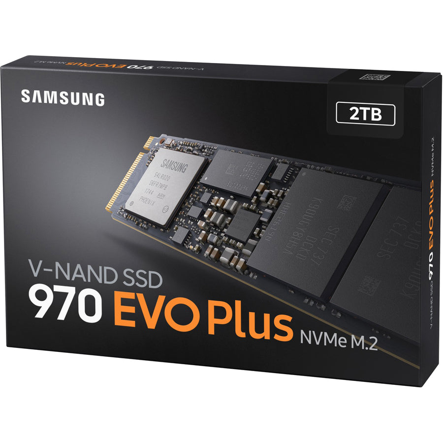 Disque SSD Samsung 970 EVO Plus 2 To - M.2 2280 interne - PCI Express (PCI Express 3.0 x4) MZ-V7S2T0B/AM