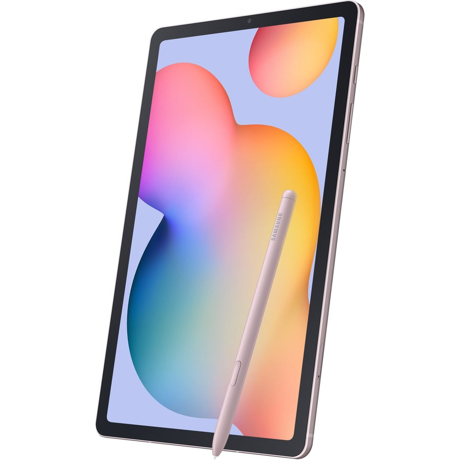 Samsung Galaxy Tab S6 Lite SM-P610 Tablet - 10.4" WUXGA+ - Octa-core (Cortex A73 Quad-core (4 Core) 2.30 GHz + Cortex A53 Quad-core (4 Core) 1.70 GHz) - 4 GB RAM - 64 GB Storage - Chiffon Pink SM-P610NZIAXAC