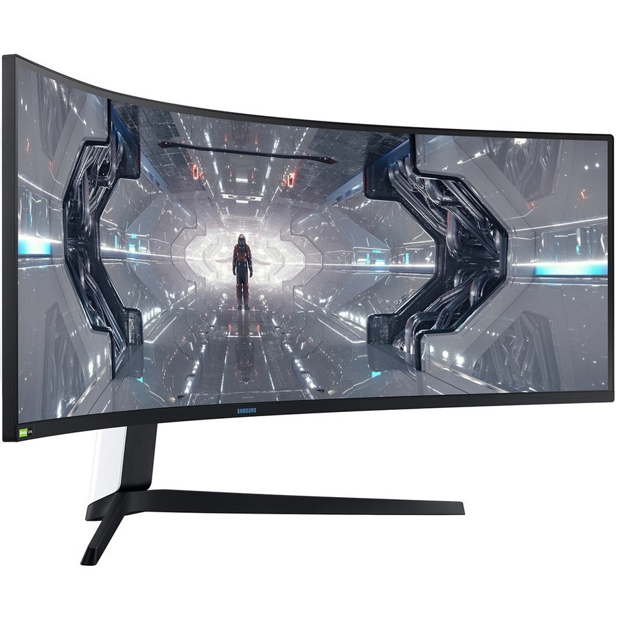 Samsung Odyssey G9 C49G95TSSN Moniteur LCD de jeu LED à écran incurvé UW-QHD de 48,7 po - 32:9 - Noir, Blanc, Noir mat LC49G95TSSNXZA