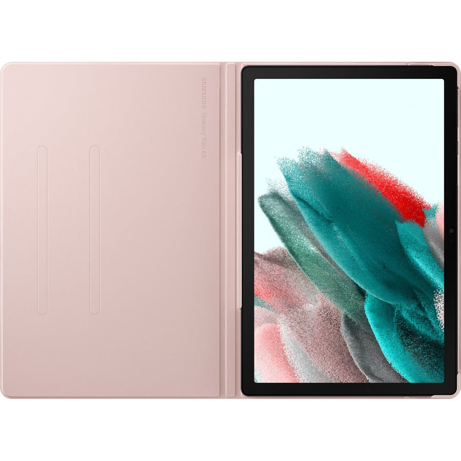 Samsung Carrying Case (Book Fold) Samsung Galaxy Tab A8 Tablet - Pink EF-BX200PPEGCA
