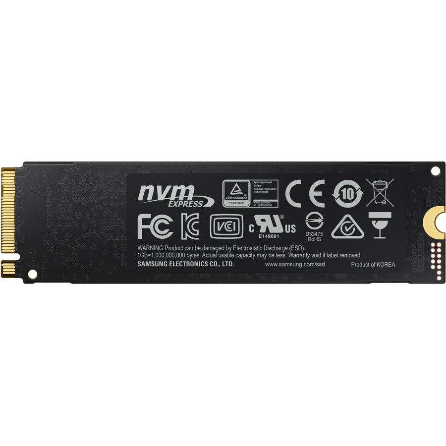 Disque SSD Samsung 970 EVO Plus MZ-V7S500B/AM 500 Go - M.2 interne - PCI Express NVMe (PCI Express NVMe 3.0 x4) MZ-V7S500B/AM